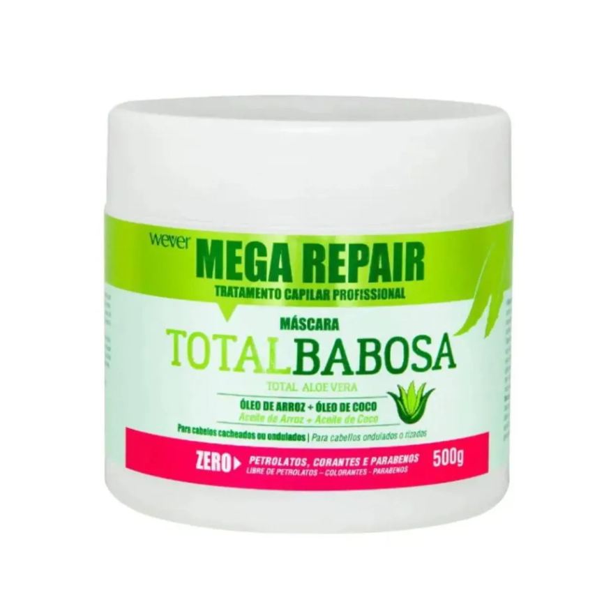 Wever Ind E Com De Cosmeticos Ltda Cr Trat Wever Mega Repair 500g Babosa
