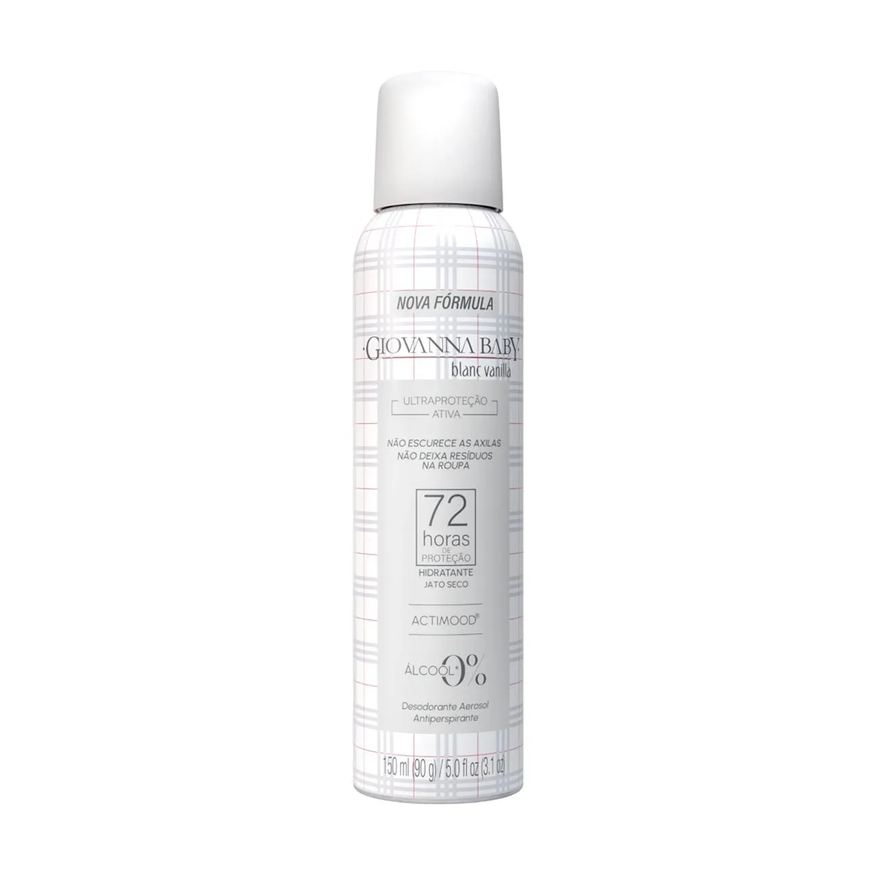 Giovanna Baby Desodorante Antiperspirante Aerossol Blanc Vanilla 72h 150ml