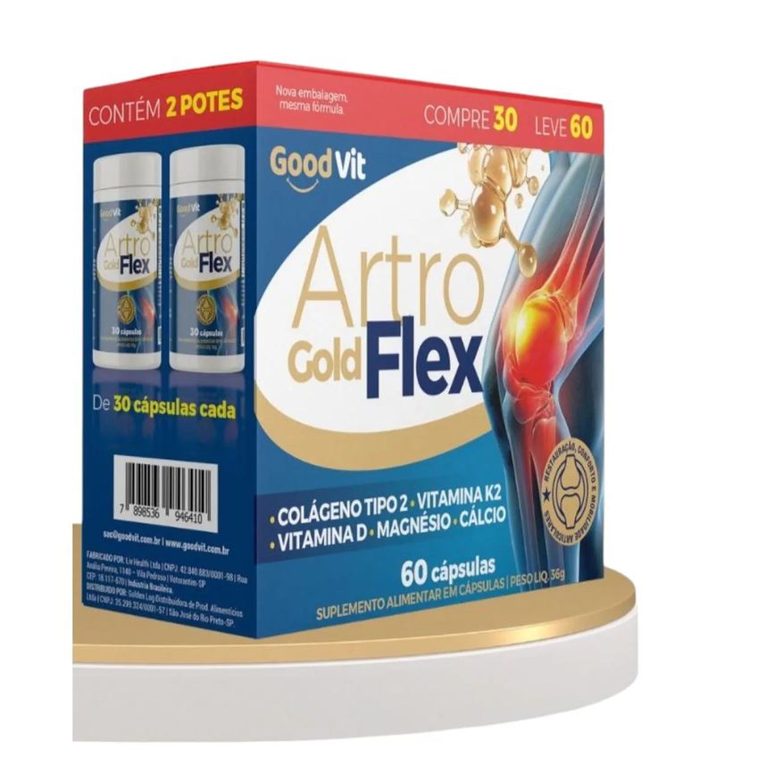 Good Vit Artro Gold Flex Compre 30Cp e Leve 60Cp