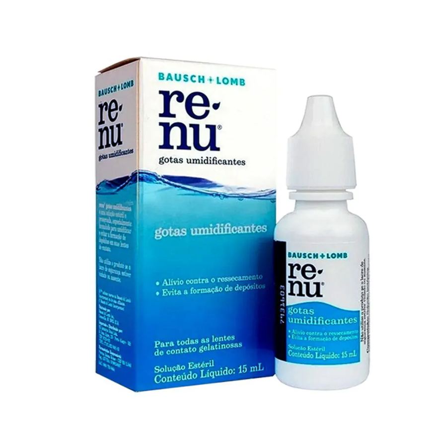 Bausch & Lomb Renu Plus Gotas Lubrificante e Umidificante - 15ml