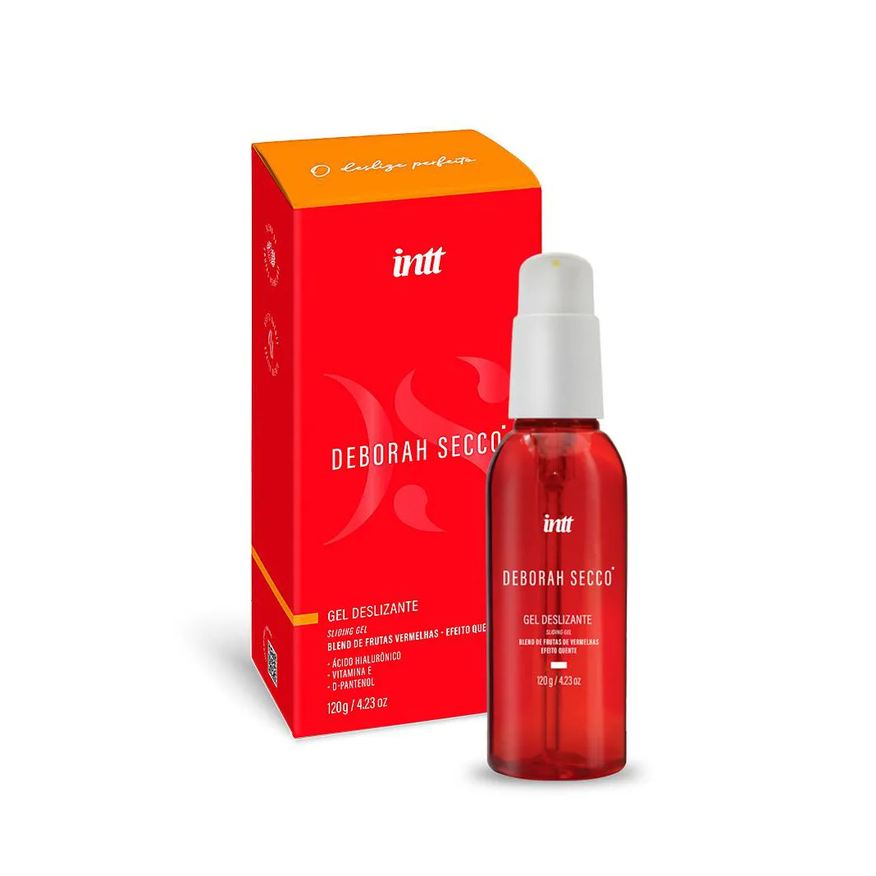 Intt Cosméticos Gel Lubrificante Deslizante Efeito Quente - Deborah Secco