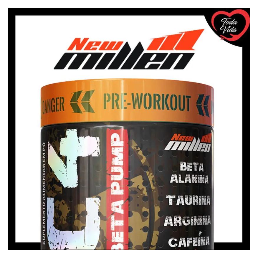 New Millen C4 Beta Pump 225g - Pre Treino - Melancia