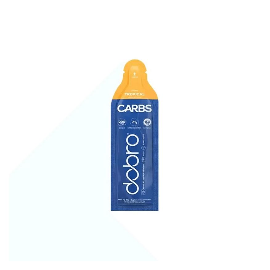 Dobro Carbs Gel Tropical com Cafeína 1 Sachê 30g