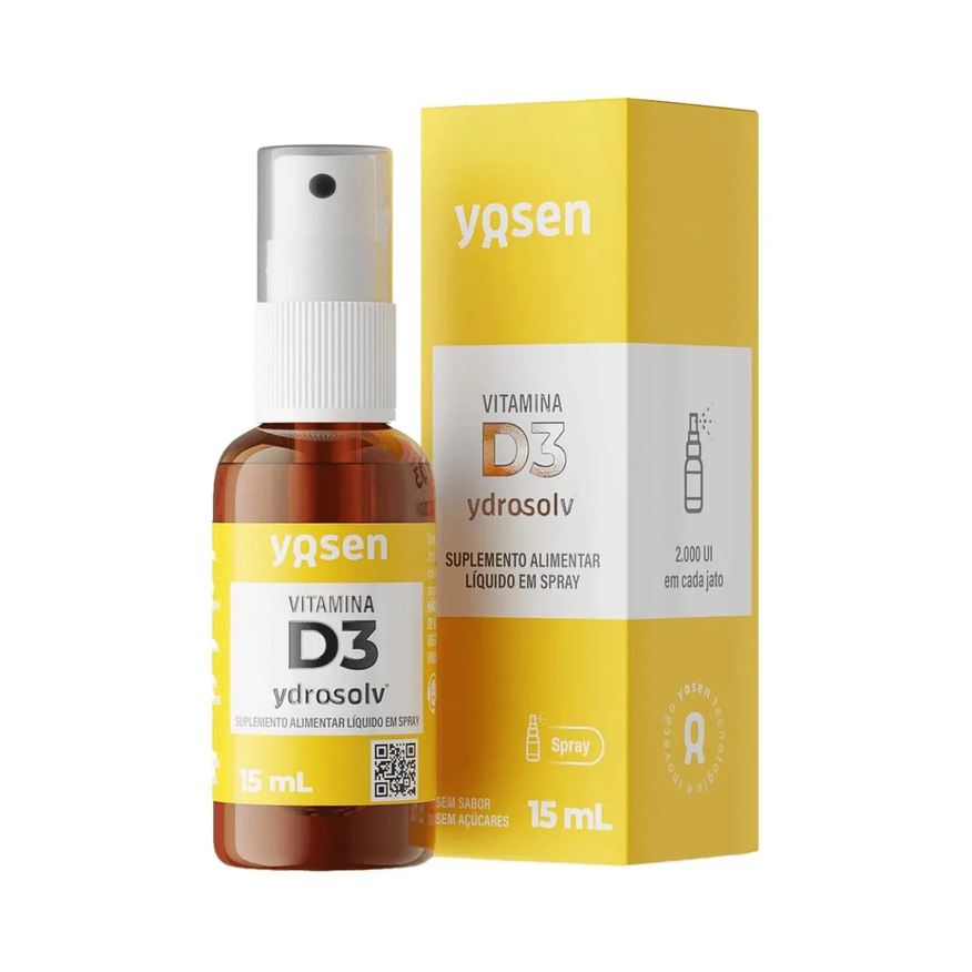 Yosen Vitamina D3 Ydrosolv em Spray - 15ml