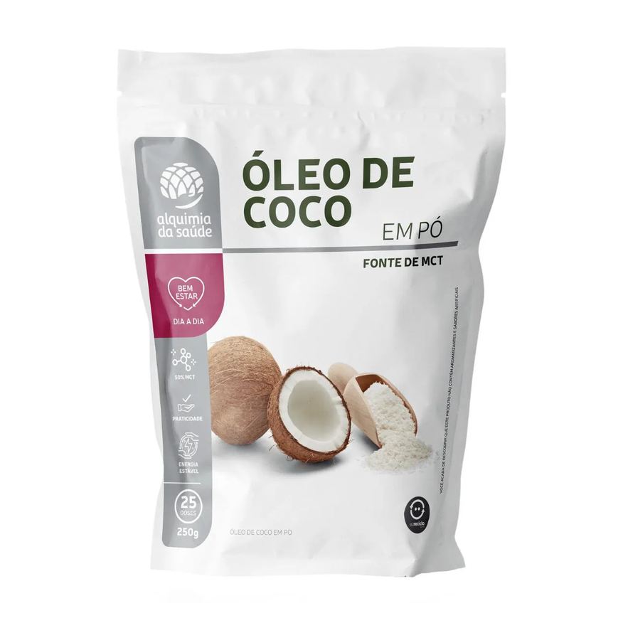 Alquimia da Saúde Óleo de Coco em Pó Fonte de Mct 250g