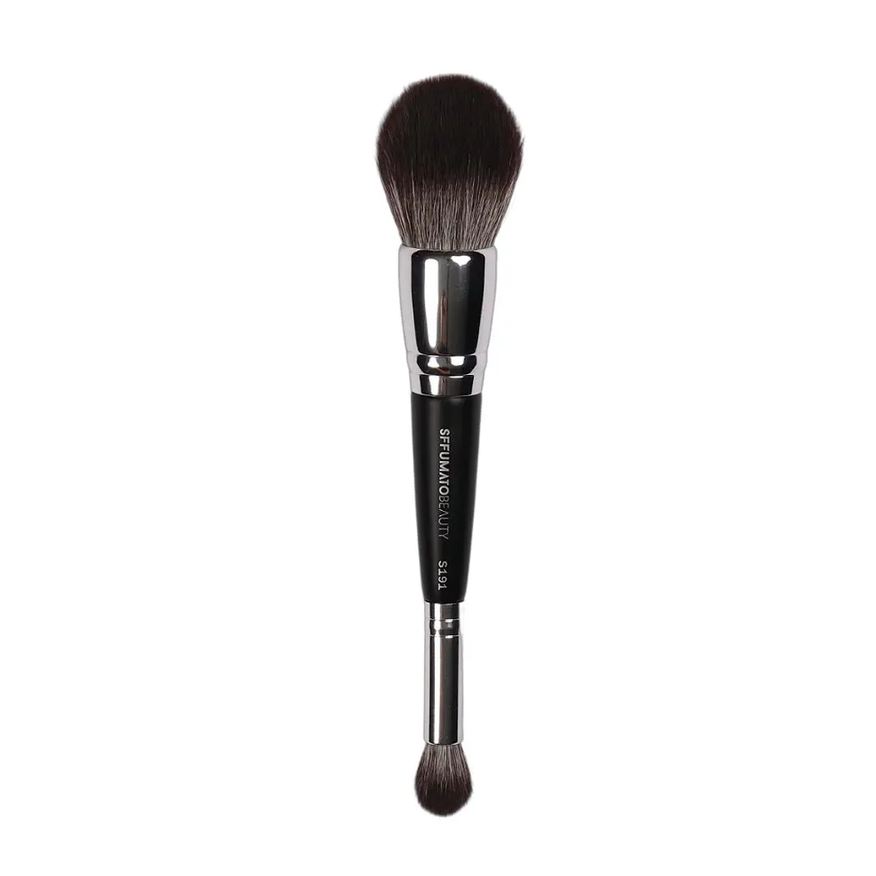 Sffumato Pincel Duplo Blush Contorno e Olhos S191