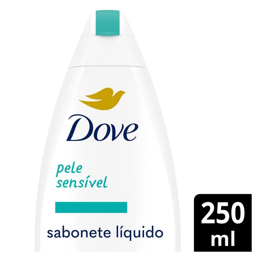 Dove Sabonete Líquido Pele Sensível com Glicerina 250ml