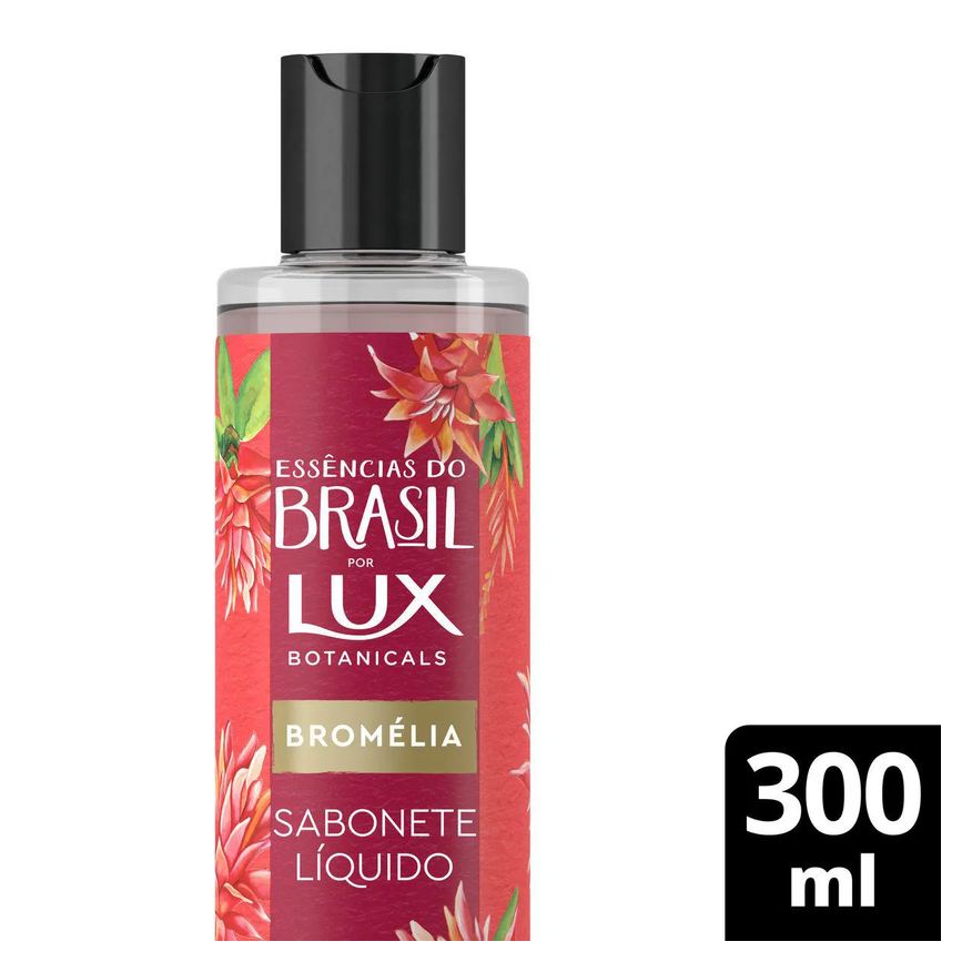 Lux Sabonete Líquido Botanicals Essências do Brasil Bromélia 300ml