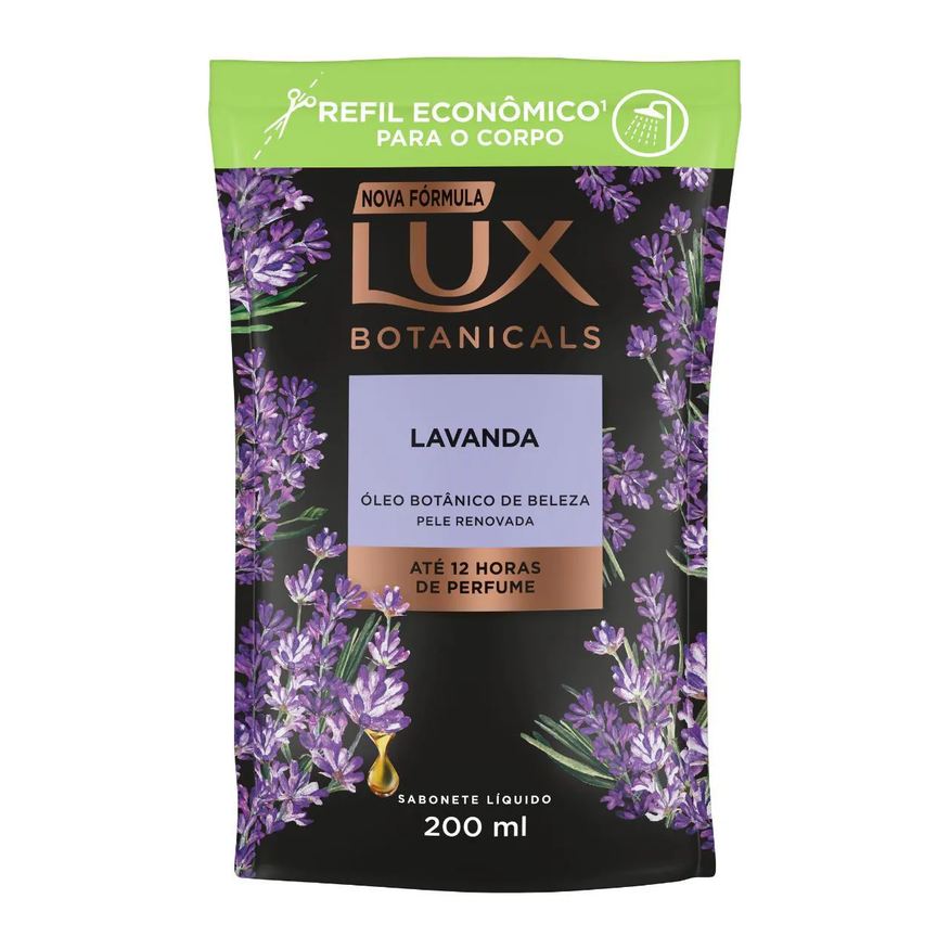 Sabonete Refil Líquido Lux Botanicals Lavanda com 200ml