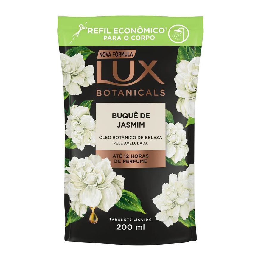 Sabonete Refil Líquido Lux Botanicals Buquê de Jasmim 200ml