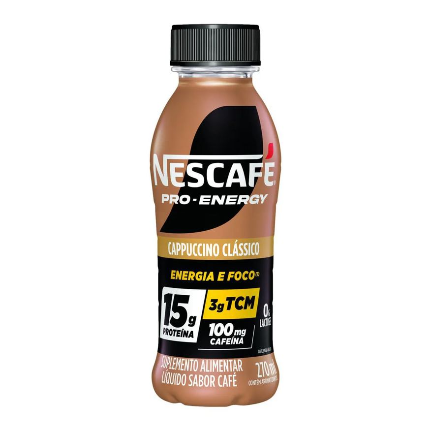 Nescafé Bebida Proteica Pro-Energy Cappuccino Clássico 270ml