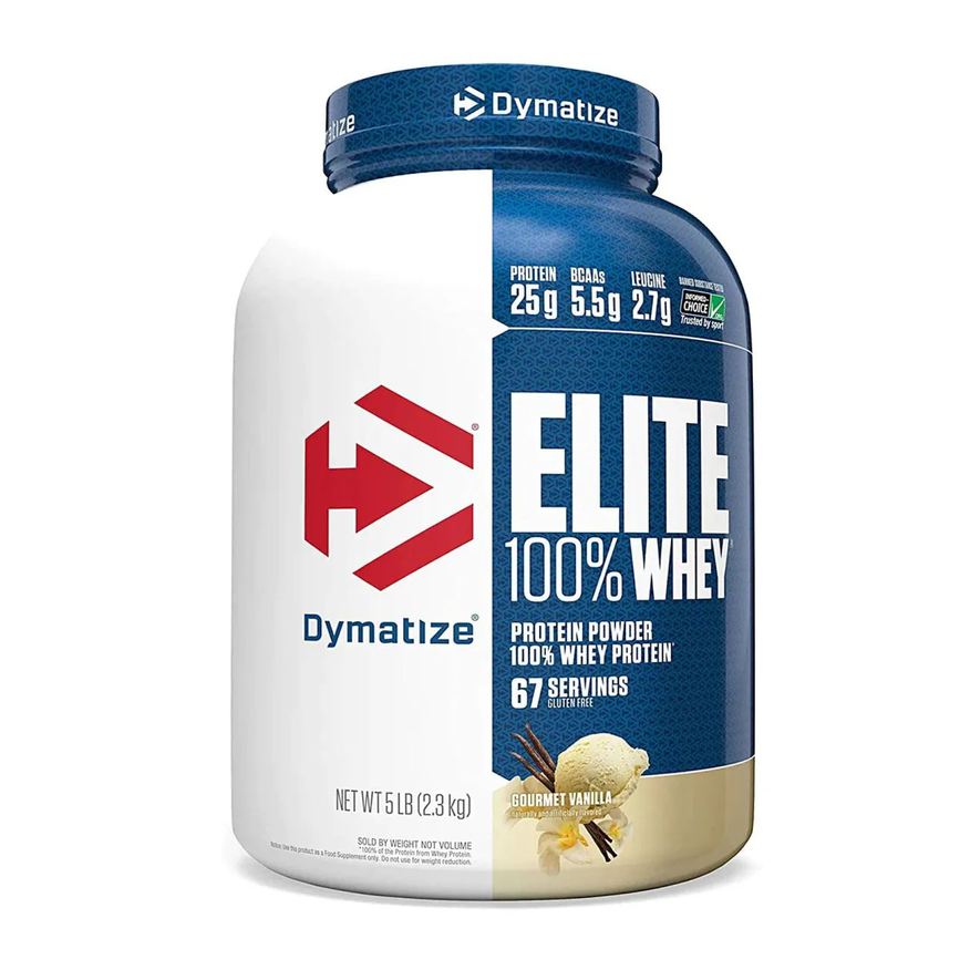 Dymatize Elite 100% Whey Sabor Baunilha 2300g (5lbs) - Nutrition