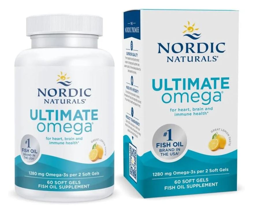 Nordic Naturals Omega 3 Dha 1280mg 60 Softgels Importado