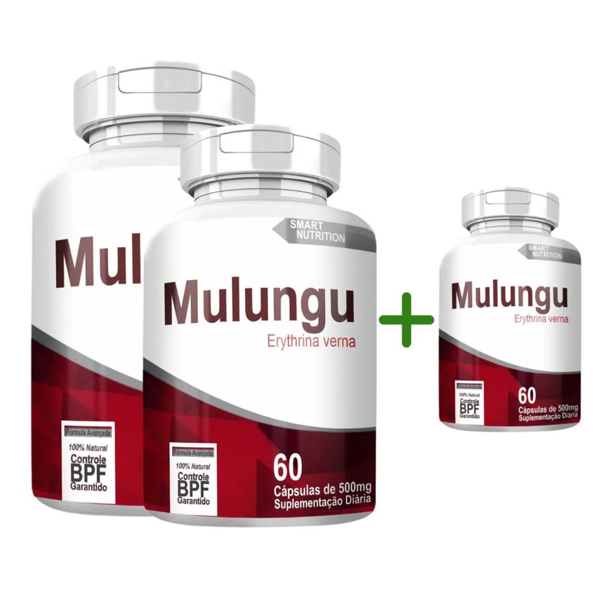 4Elementos Mulungu Compre 2 Leve 3 com Total de 180 Capsulas