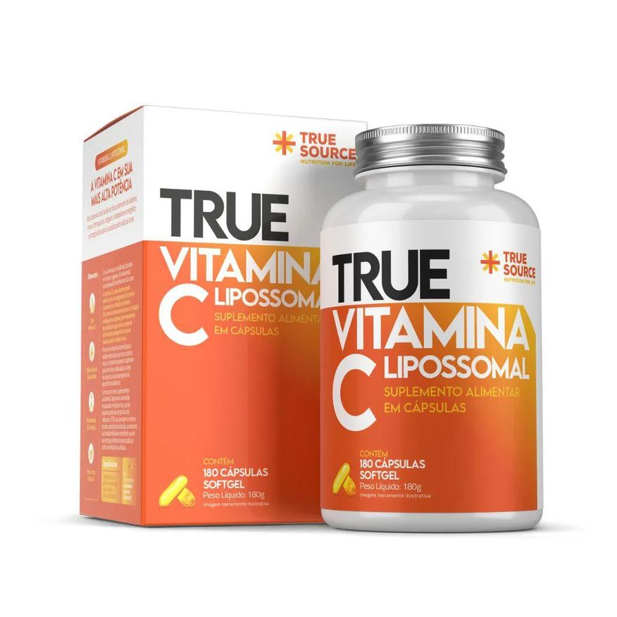 True Vitamina C Lipossomal 180 cápsulas - True Source