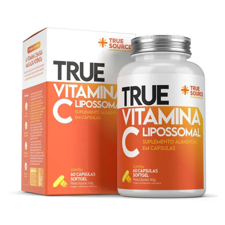 True Vitamina C Lipossomal 60 cápsulas - True Source