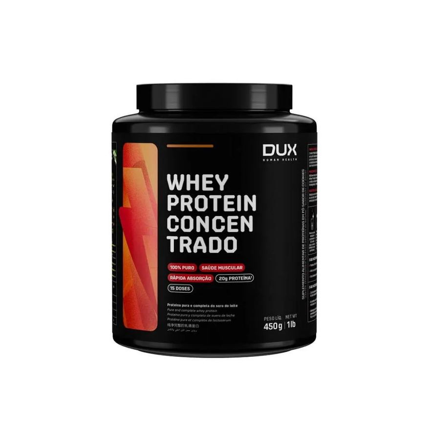 Dux Human Health Whey Protein Concentrado Pote (450g) - Sabor: Doce de Leite