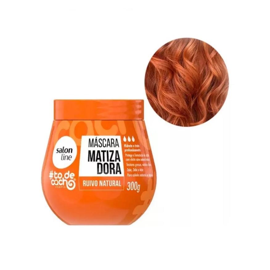 Salon Line Mascara Matizadora To de Cacho Ruivo 300g