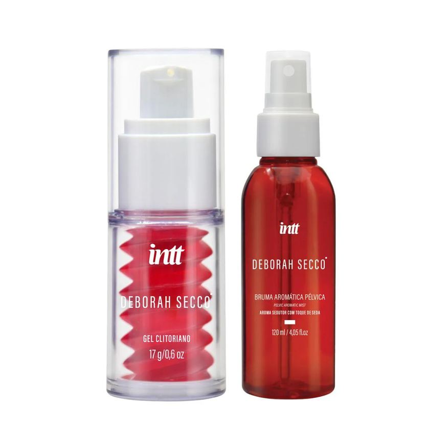 Intt Cosméticos Kit Bruma Arómatica Pélvica e Gel Clitoriano Pulsa, Vibra e Esquenta Deborah Secco