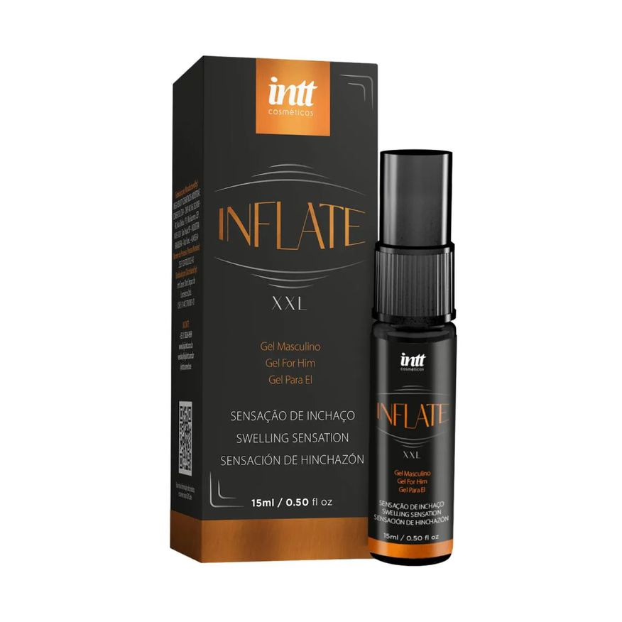 Intt Cosméticos Inflate Gel Masculino Sensação de Inchaço - Intt