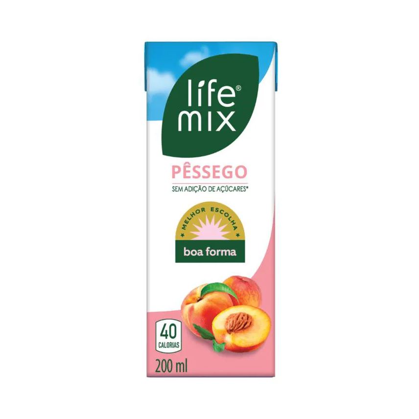 Life Mix Suco sem Adição de Açúcares Pêssego 200ml
