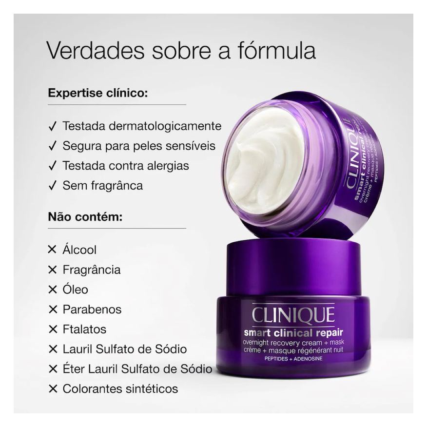 Antirrugas Creme Noturno Smart Overnight 50ml