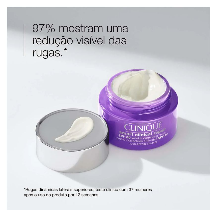 Clinique Creme Facial Antirrugas Smart Clinical Repair FPS 30 50ml