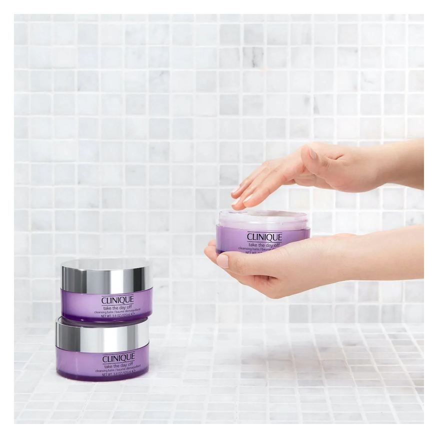 Clinique Bálsamo Demaquilante Take The Day Off Para Olhos e Lábios 125ml