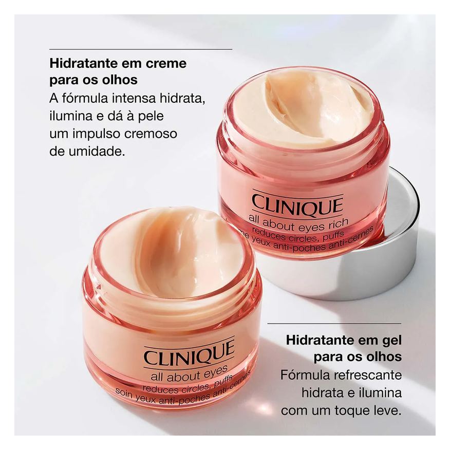 Clinique Creme Hidratante All About Eyes Área dos Olhos 15ml