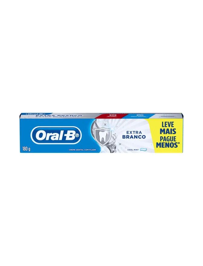 Oral-B Creme Dental Oral B Extra Branco 180g