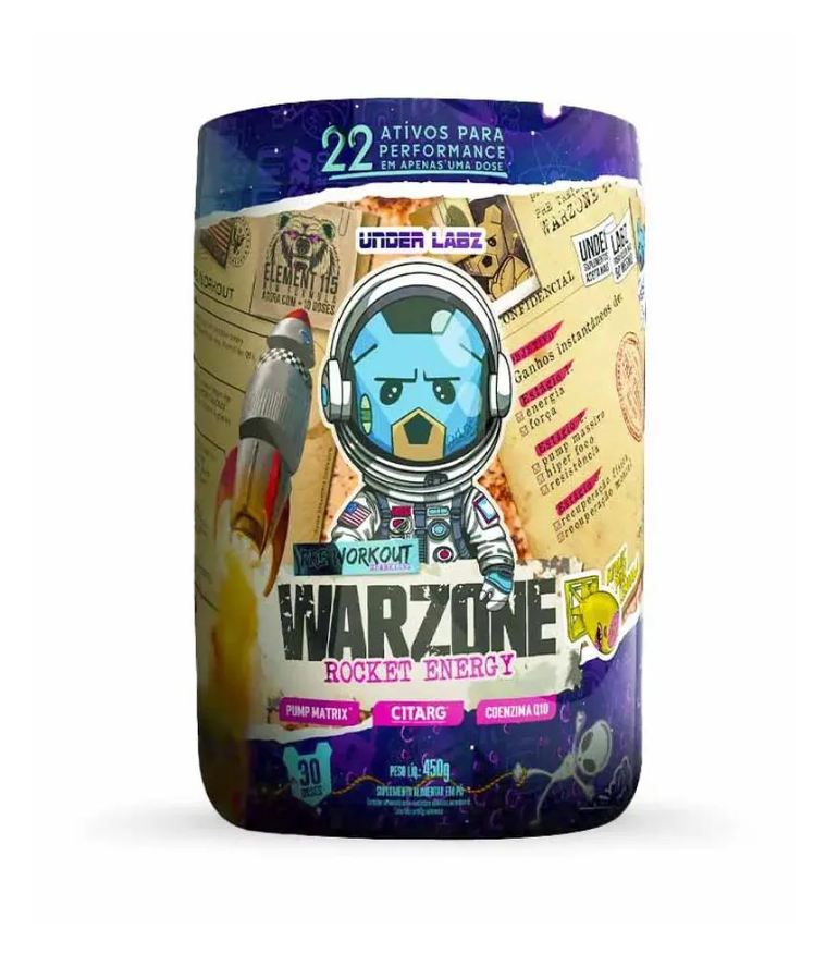 Under Labz Warzone Rocket Energy - 450g Green Bomb