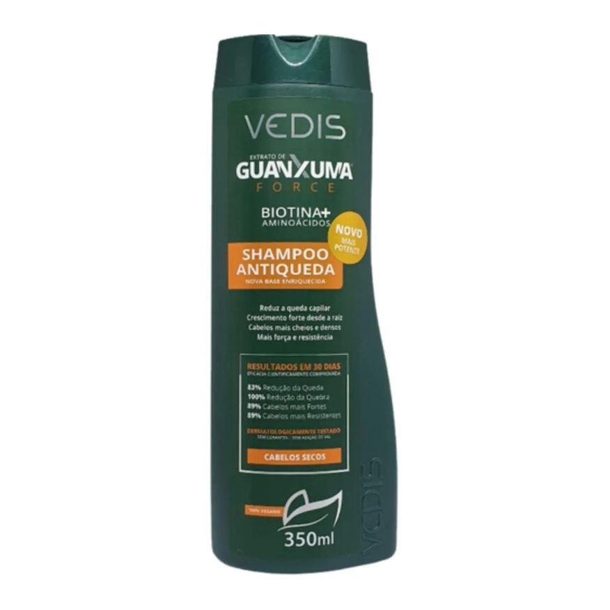 Vedis Shampoo Antiqueda Cabelos Secos 350ml Guanxuma