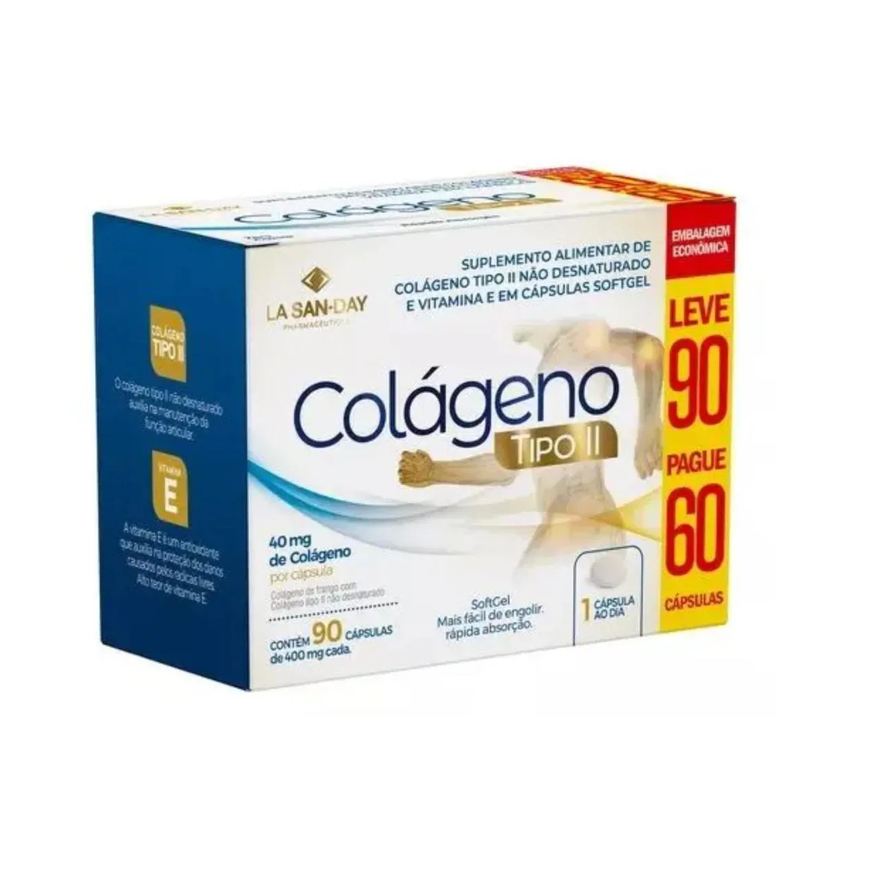 La San Day Suplemento Colágeno Tipo Ii Não Desnaturado C90