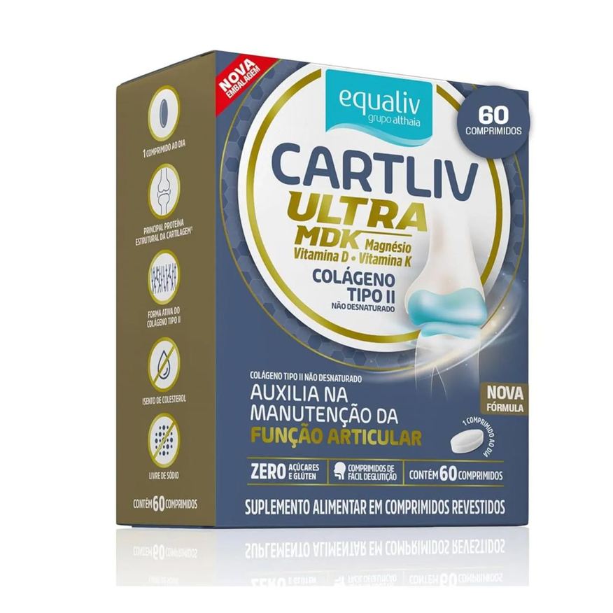 Equaliv Cartiliv Ultra Mdk Colágeno Tipo 2 C60 comprimidos