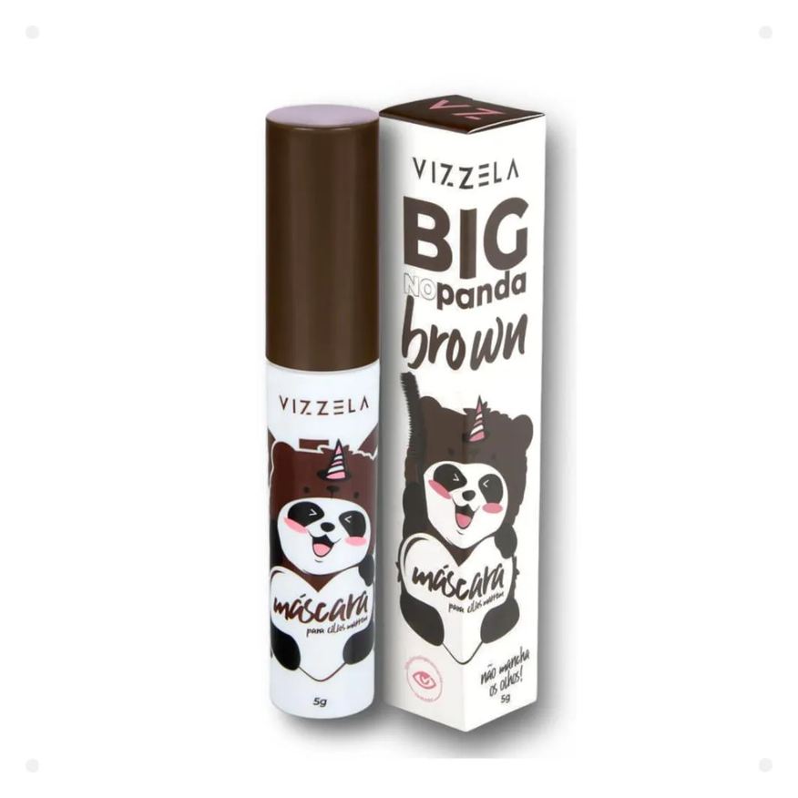 Vizzela Máscara para Cílios Big No Panda Brown 5g