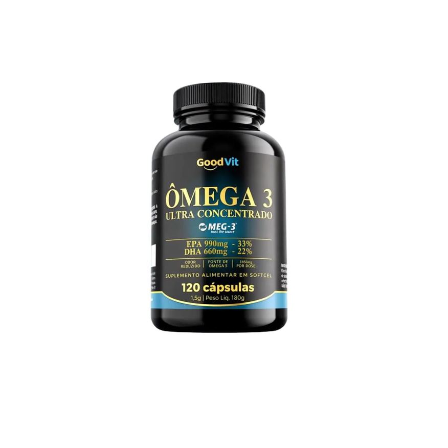 Good Vit Óleo de Peixe Ômega Ultra Concentrado 120 Cápsulas