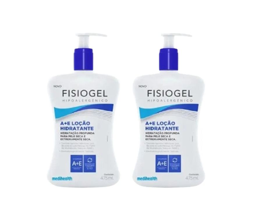 Fisiogel Kit 2 A+e Loção Hidratante 475ml