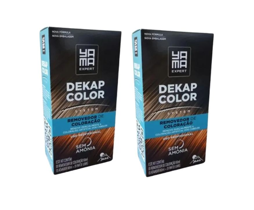 Yamá Kit 2 Removedor de Coloração Dekap Color Sistem 120ml