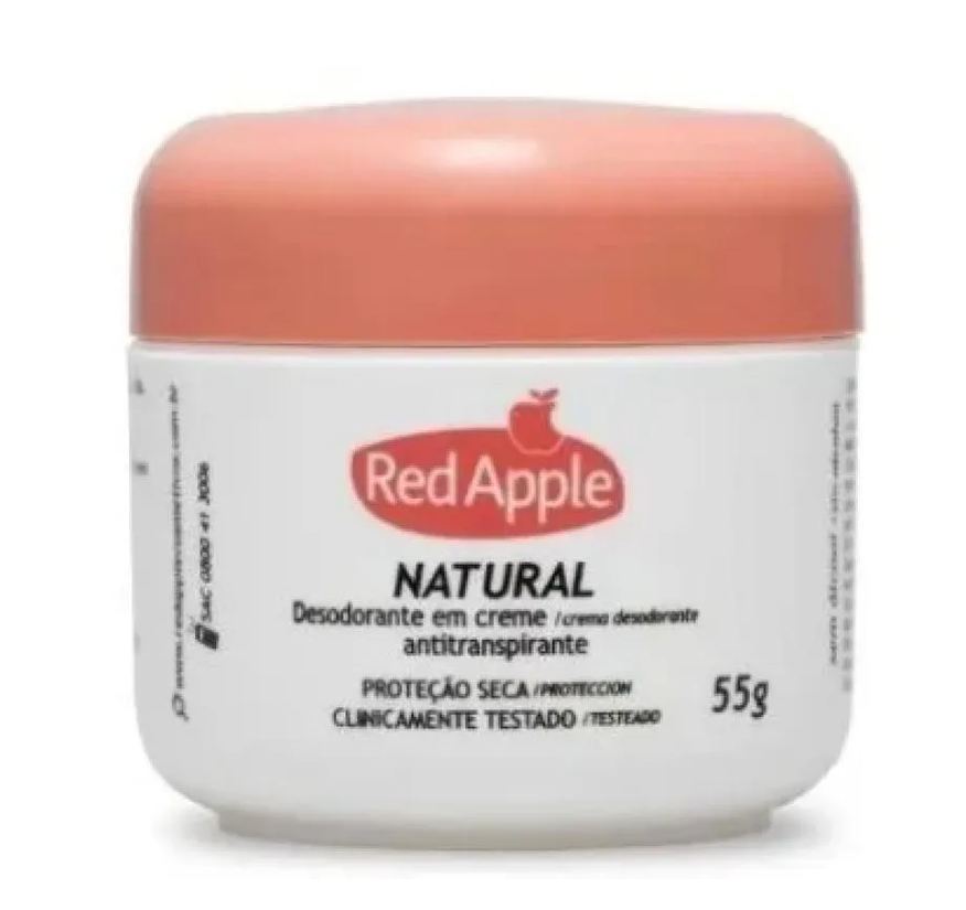 Red Apple Desodorantes Creme Antitranspirante Natural 55g