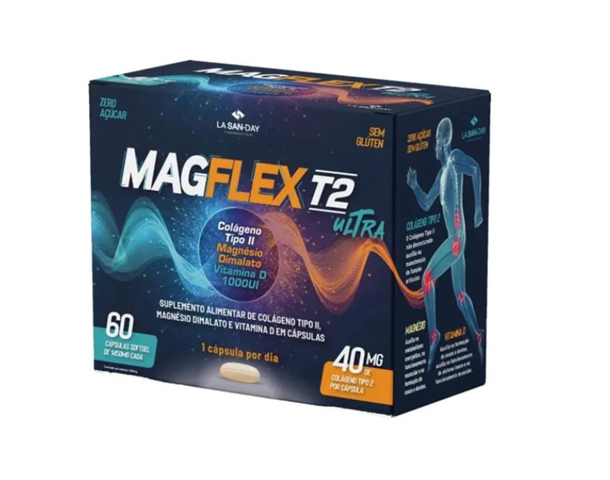 La San Day SUPLEMENTO MAGFLEX T2 ULTRA COLáGENO TIPO 2 Cápsulas - LA SAN-DAY