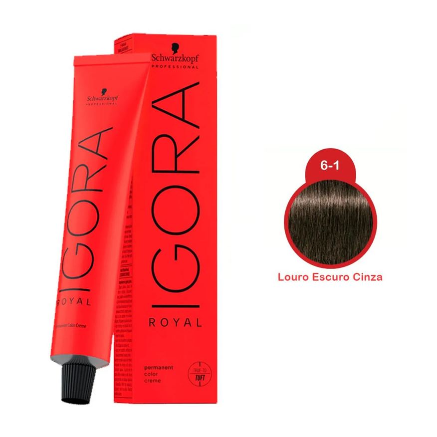 Schwarzkopf Professional Igora Royal Schwarzkopf Coloração Professional 6-1 60g