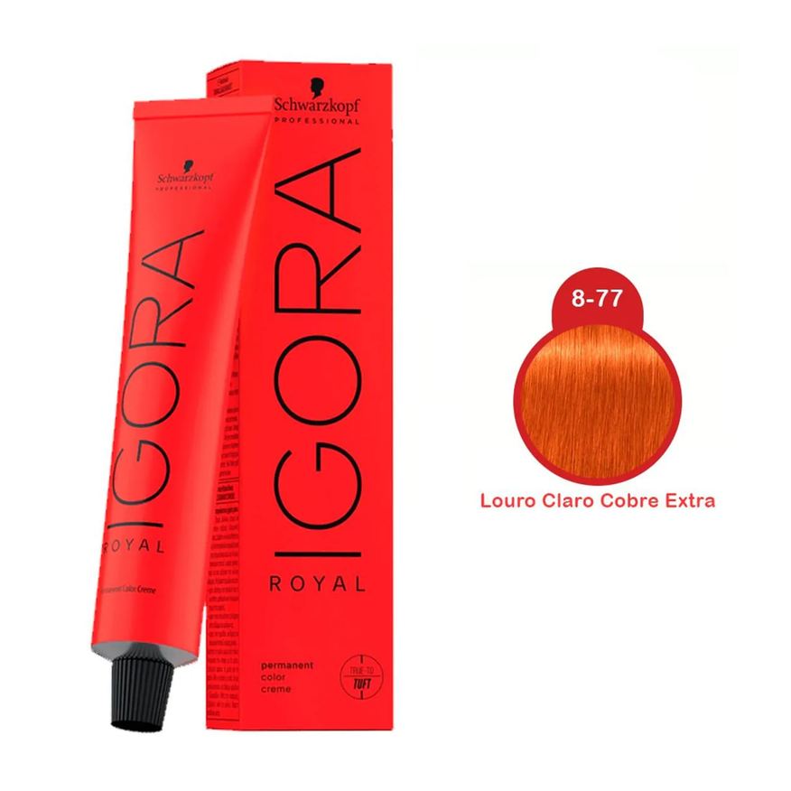 Schwarzkopf Professional Igora Royal Schwarzkopf Coloração Professional 8-77 60g