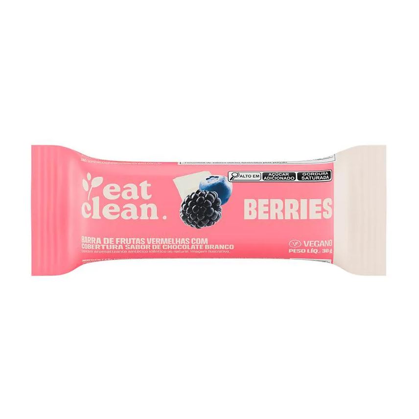 Eat Clean Barrinha de Proteina (30g) - Sabor: Berries