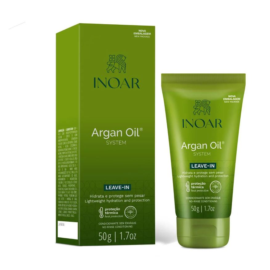 Inoar Leave in Argan Oil System Todos os Tipos de Cabelos 50g