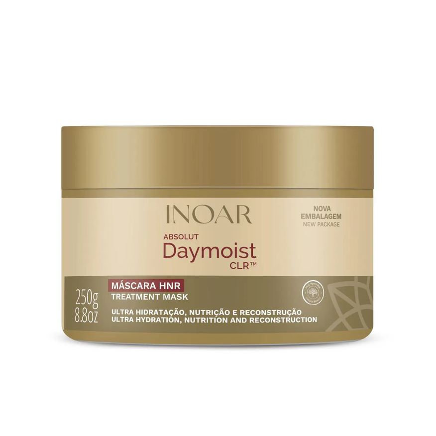 Inoar Máscara de Reparação Cabelo Danificado Absolut Daymoist CLR 250ml