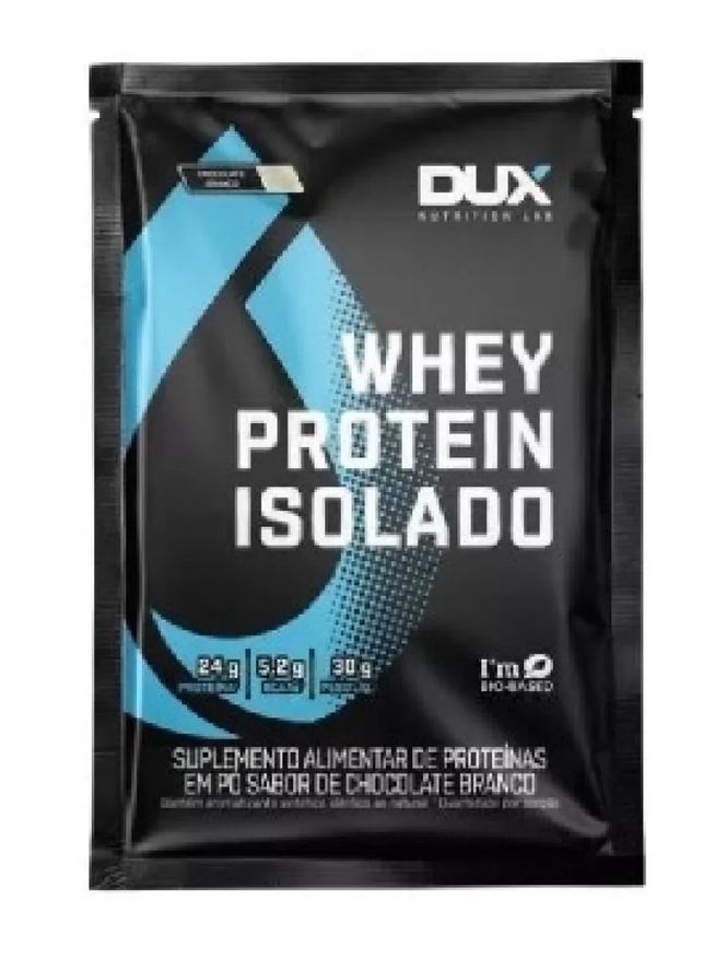 Dux Whey Protein Isolado Sachê - Sabor: Chocolate Branco (30g)