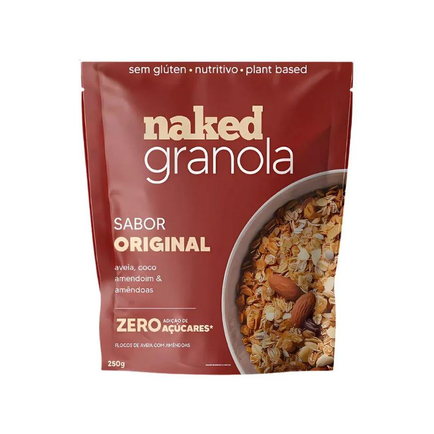 Naked Nuts Granola Original com Aveia 250g U Unica