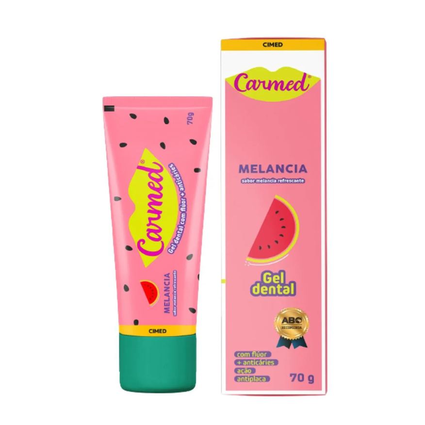Cimed Gel Dental Melancia Super Refrescante Carmed 70g