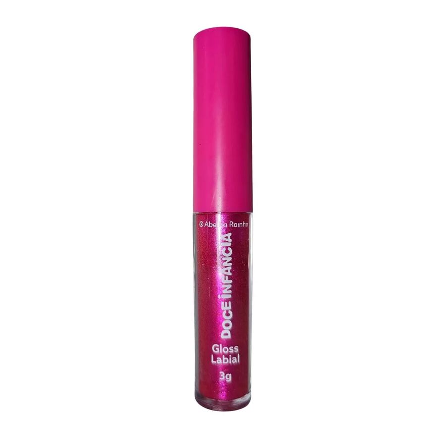 Abelha Rainha Gloss Labial Infantil Princesa Doce Infância 3g