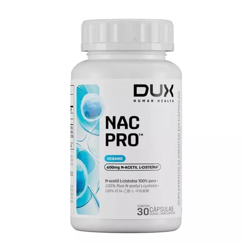 Dux Nutrition Nac Pro N-acetil Cisteína Pote 30 Capsulas Dux